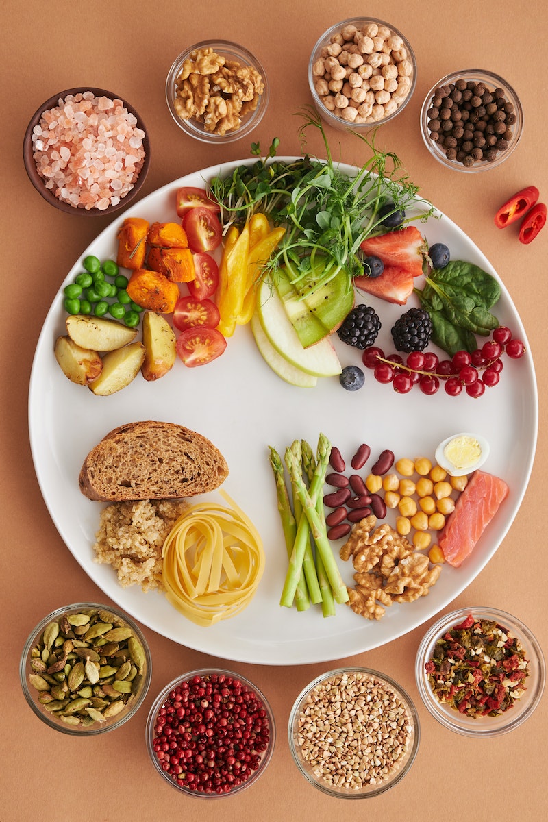 Assorted Nutritious Food in the plate