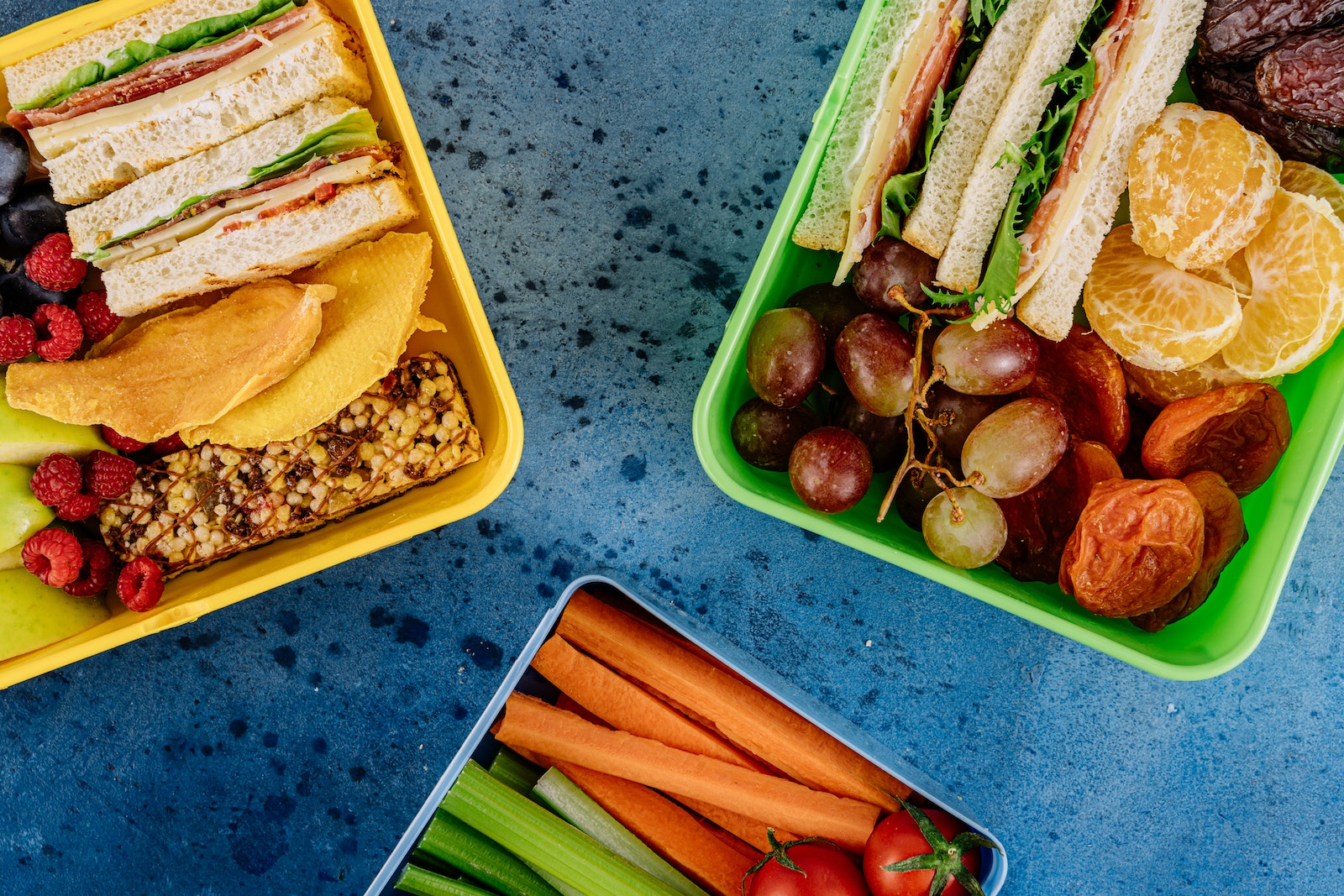 Healthy Snacks in Plastic Containers